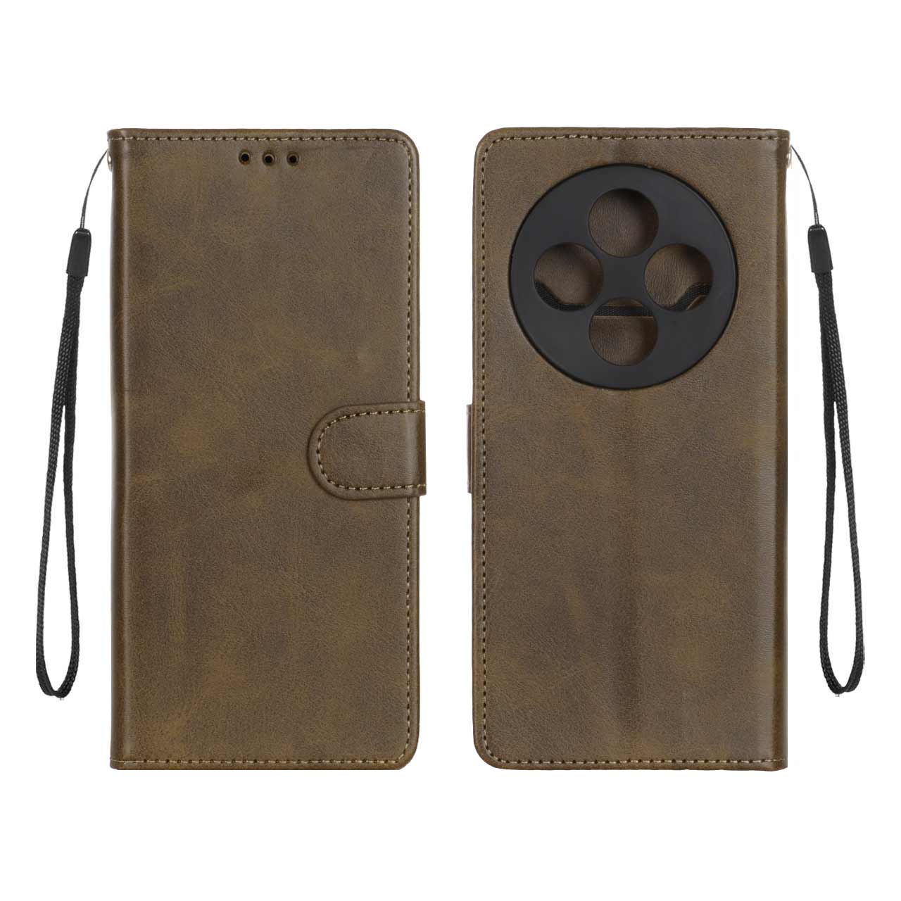 1389058 کیف موبایل مگنتی درجه یک MNC مدل Xiaomi Redmi 14C / Redmi A3 Pro / Redmi A4 / Poco C75 - سبز زیتونی - تصویر 1