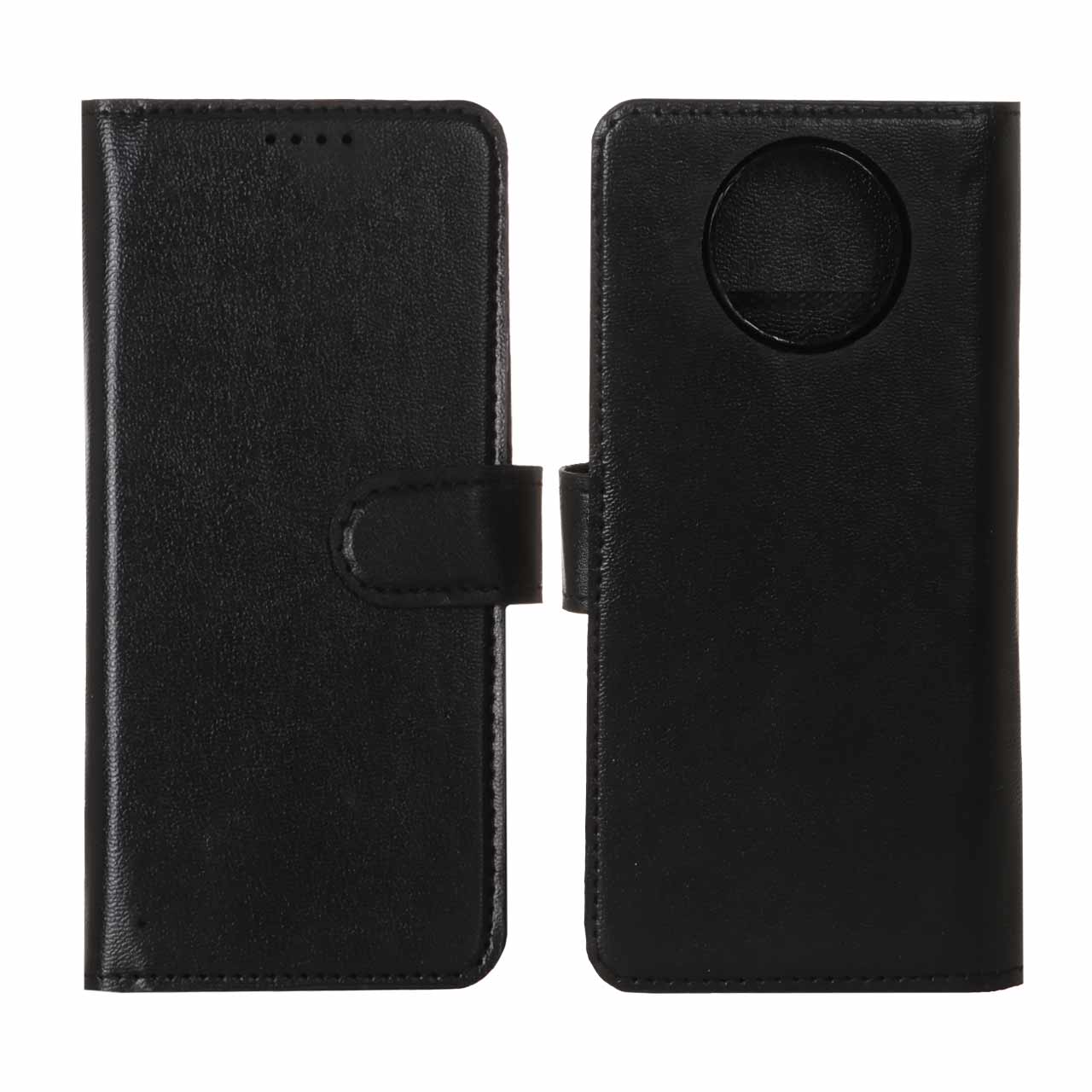 1410806 کیف موبایل چرمی مگنتی محافظ لنزدار Xiaomi Poco X3 / Poco X3 Pro / Poco X3 NFC - مشکی - تصویر 1
