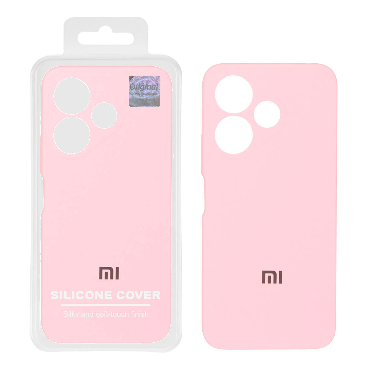 1427132 قاب سیلیکونی پاک کنی اورجینال Master Quality مدل Xiaomi Redmi 13X / Redmi 13 4G / Poco M6 4G - صورتی (پک دار) - تصویر 1