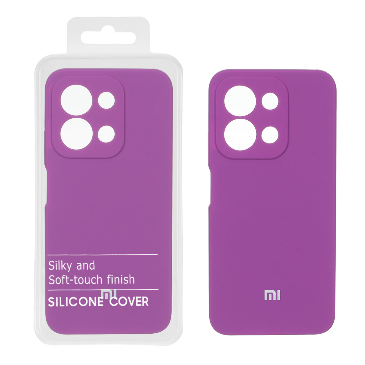 1653754 قاب سیلیکونی پاک کنی اورجینال درجه یک نسخه گلوبال Xiaomi Redmi 15C / Poco C85 - ارغوانی کد 1 (پک دار) - تصویر 1