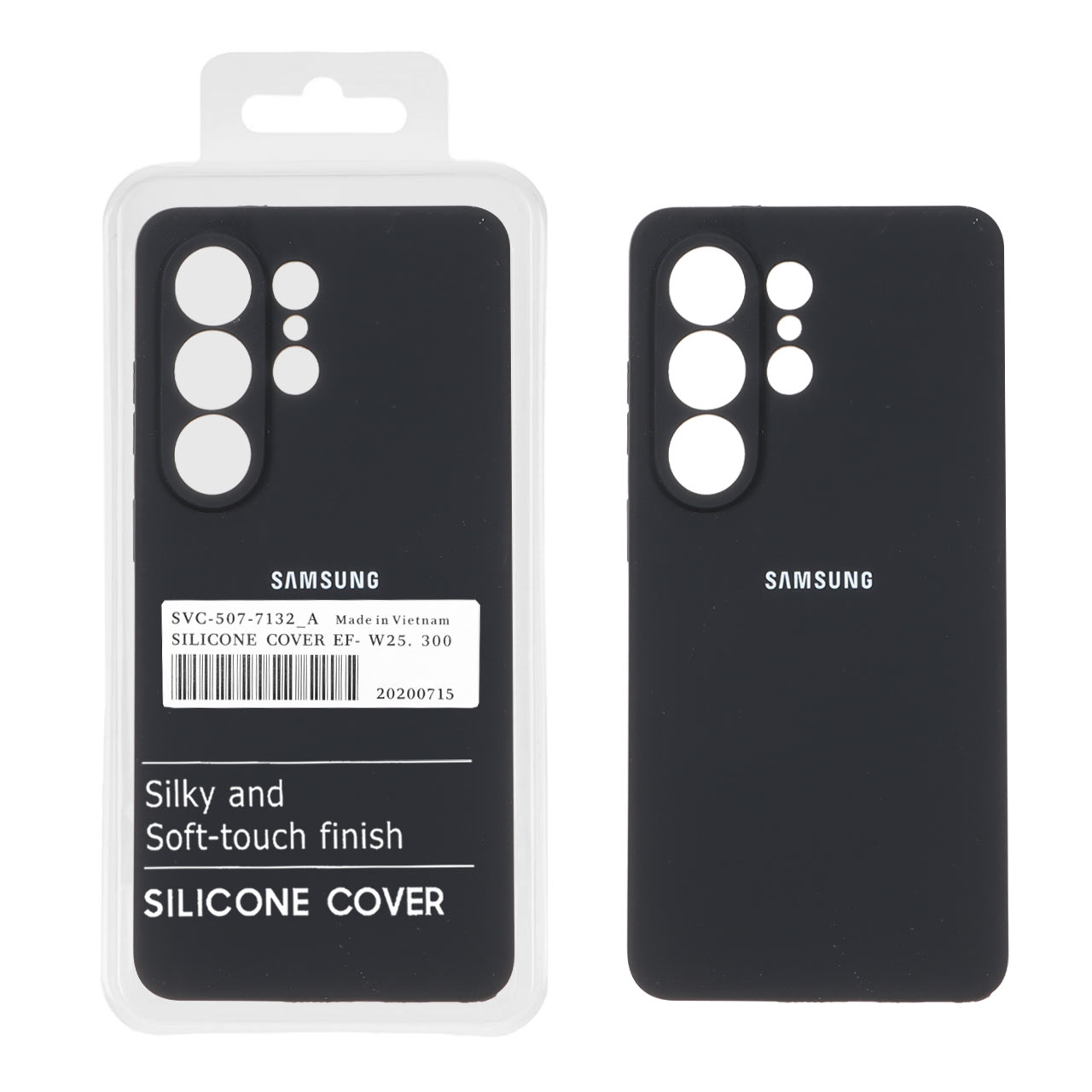 1665612 قاب سیلیکونی پاک کنی اورجینال درجه یک Samsung Galaxy S26 Ultra - مشکی (پک دار) - تصویر 1