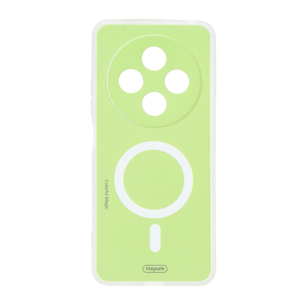 1681806 قاب Colorful Magic طرح مگ سیف محافظ لنزدار Xiaomi Redmi 14C / Redmi A3 Pro / Redmi A4 / Poco C75 - سبز - تصویر 1