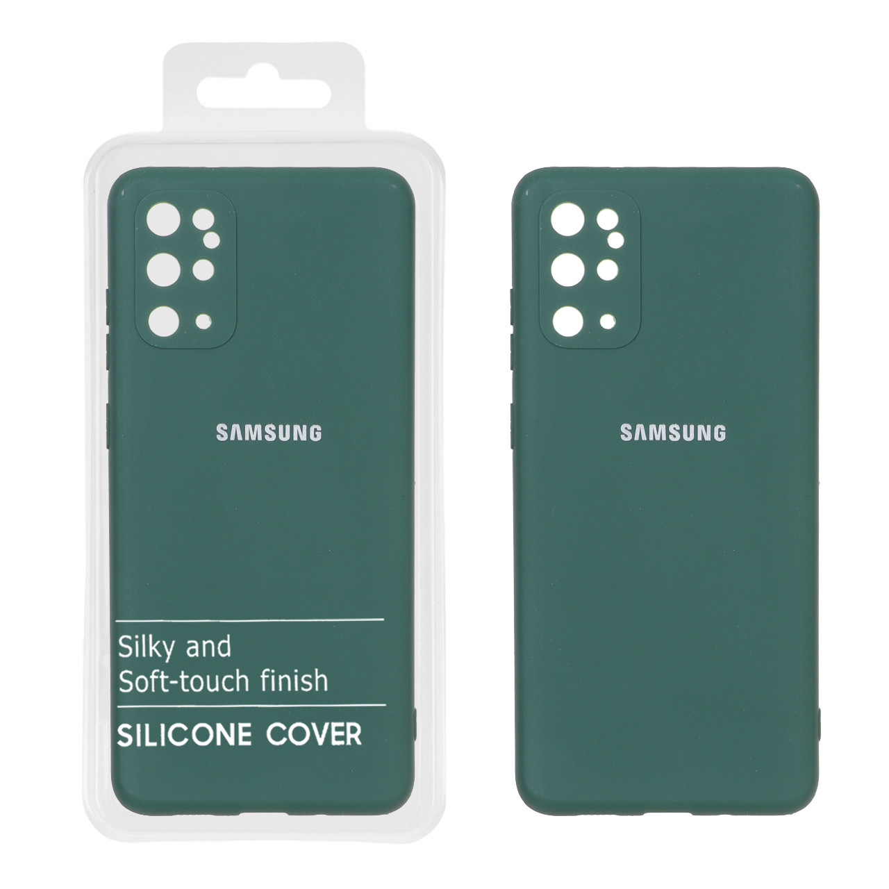 1688510 قاب نیو سیلیکون محافظ لنزدار RFF مدل Samsung Galaxy S20 Plus - سبز (پک دار) - تصویر 1