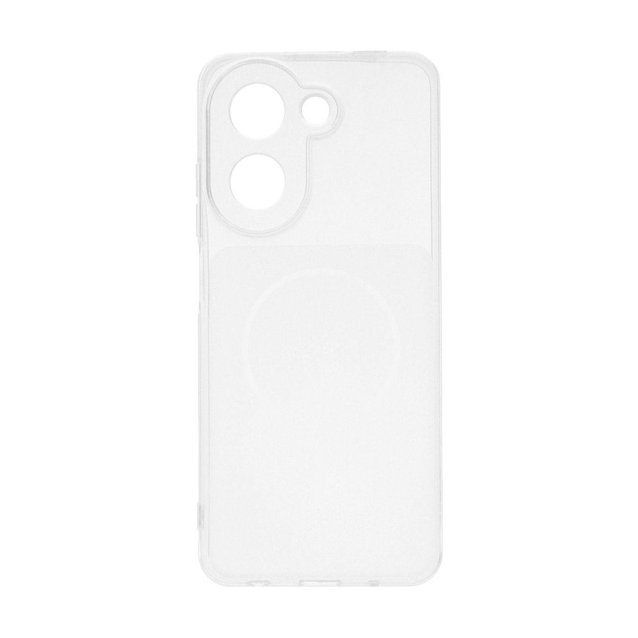 4583692 قاب ژله ای شفاف مستطیلی طرح مگ سیف محافظ لنزدار Xiaomi Redmi A5 / Poco C71 - تصویر 1