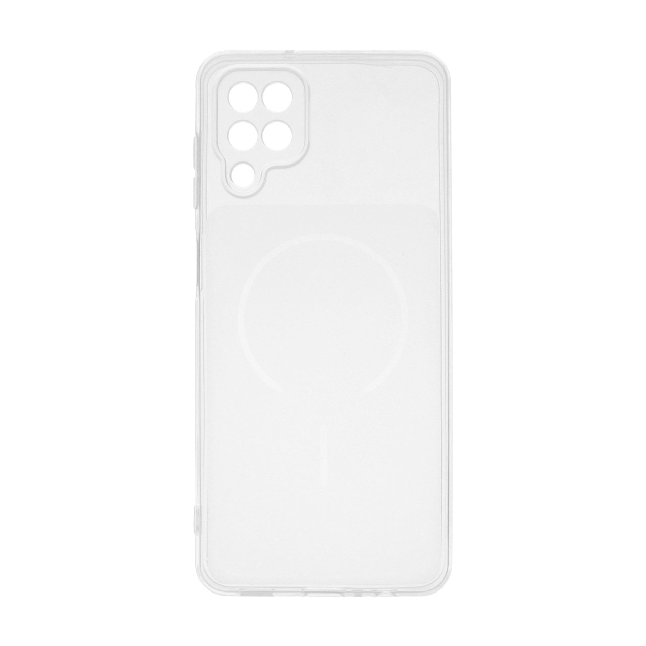 4583740 قاب ژله ای شفاف مستطیلی طرح مگ سیف محافظ لنزدار Samsung Galaxy A12 / M12 / F12 - تصویر 1