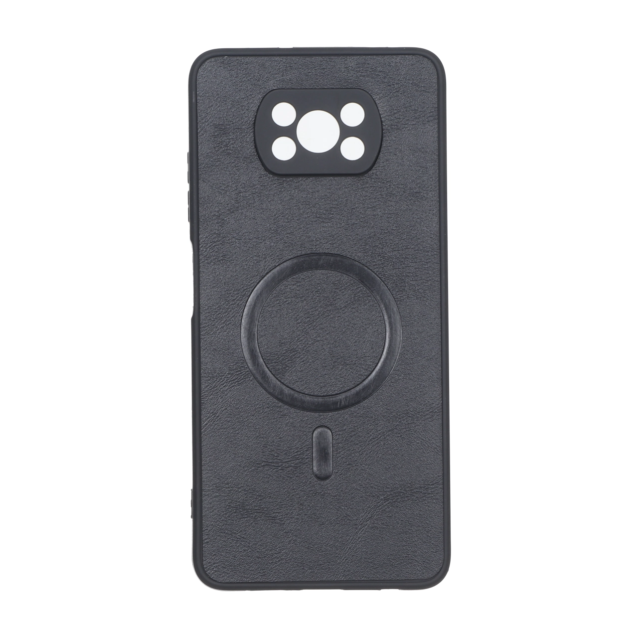 4609206 قاب چرمی طرح مگ سیف محافظ لنزدار Xiaomi Poco X3 / Poco X3 Pro / Poco X3 NFC - مشکی - تصویر 1