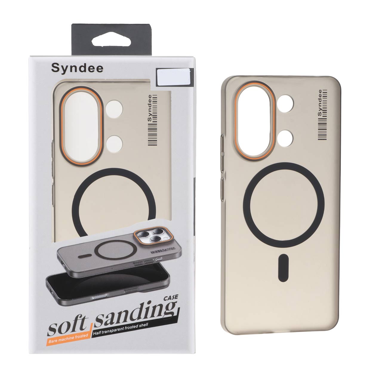 4621012 قاب اورجینال Syndee پشت مات MagSafe مدل Xiaomi Redmi Note 13 4G - مشکی (پک دار) - تصویر 1