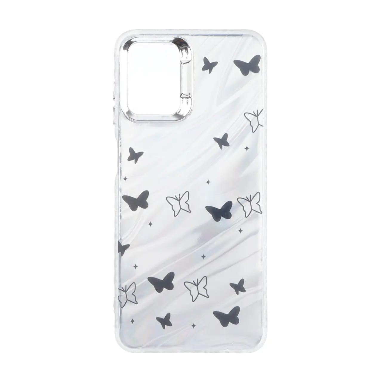4631628 قاب Pucker هفت رنگ دور ژله ای مات لنز کروم Samsung Galaxy A12 / M12 / F12 - طرح 86 - تصویر 1
