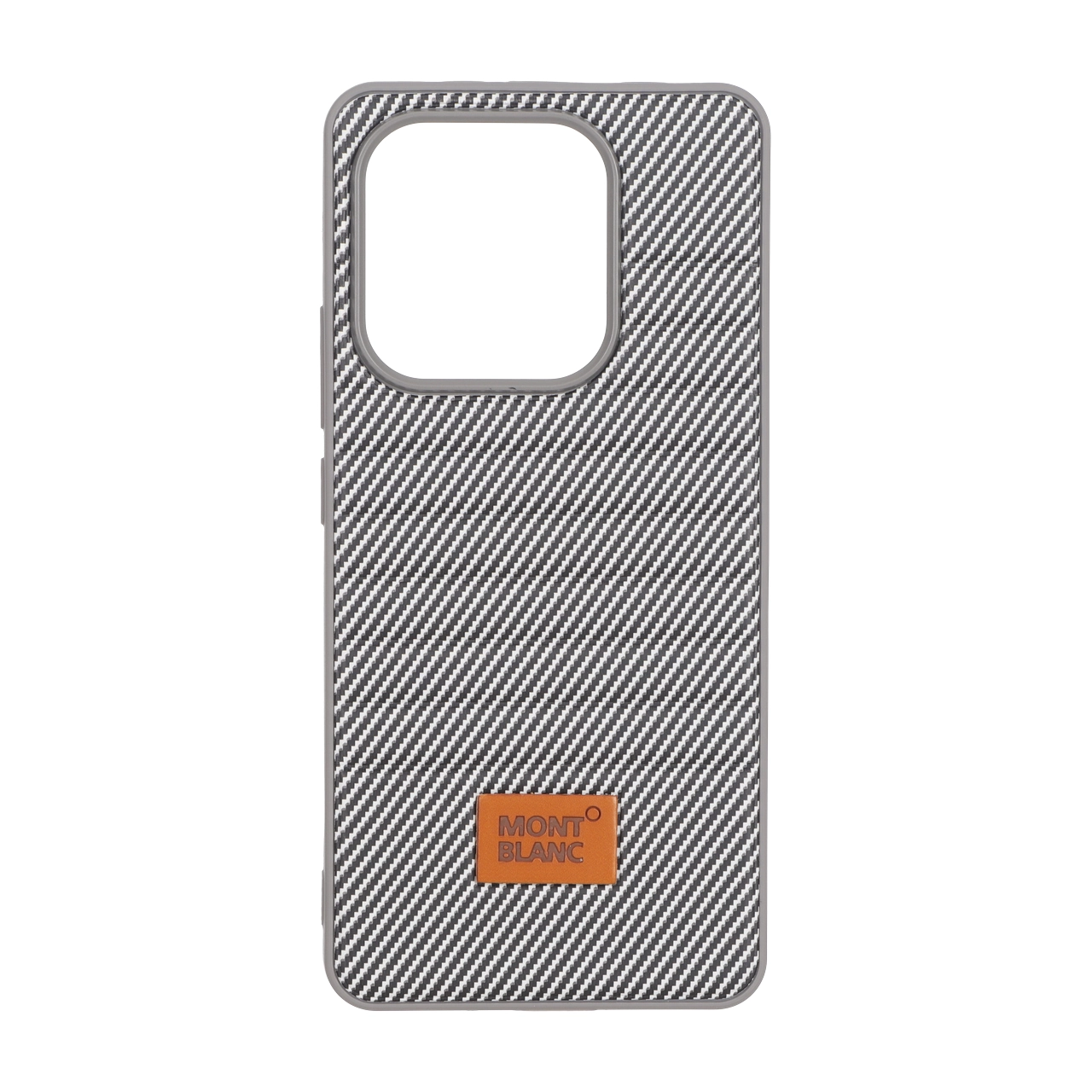 4633768 قاب Mont Blanc پافری طرح هاشور Xiaomi Redmi Note 14 4G - خاکستری کد 1 - تصویر 1