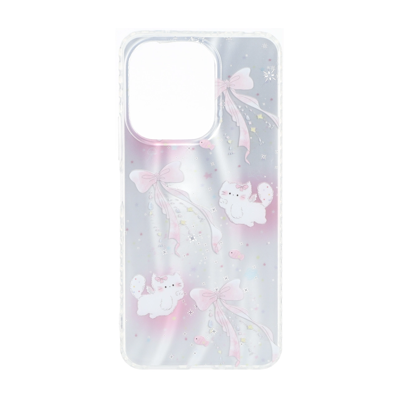 4634794 قاب مات ستاره ای دور ژله ای شفاف Xiaomi Redmi 13X / Redmi 13 4G / Poco M6 4G - طرح 477 - تصویر 1