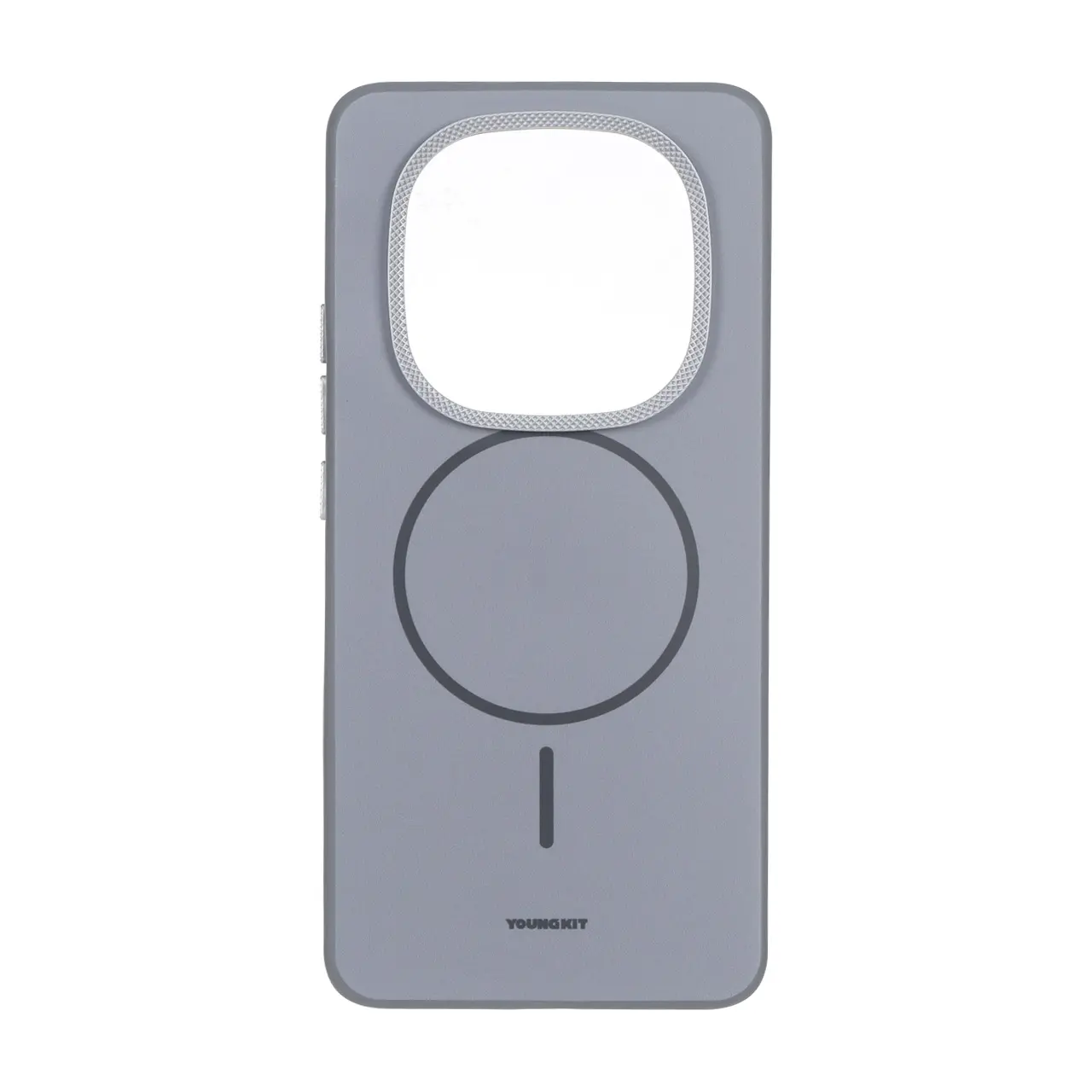 4635520 قاب Youngkit طرح مگ سیف دور لنز کربن Xiaomi Redmi Note 15 / Poco M8 5G - خاکستری - تصویر 1