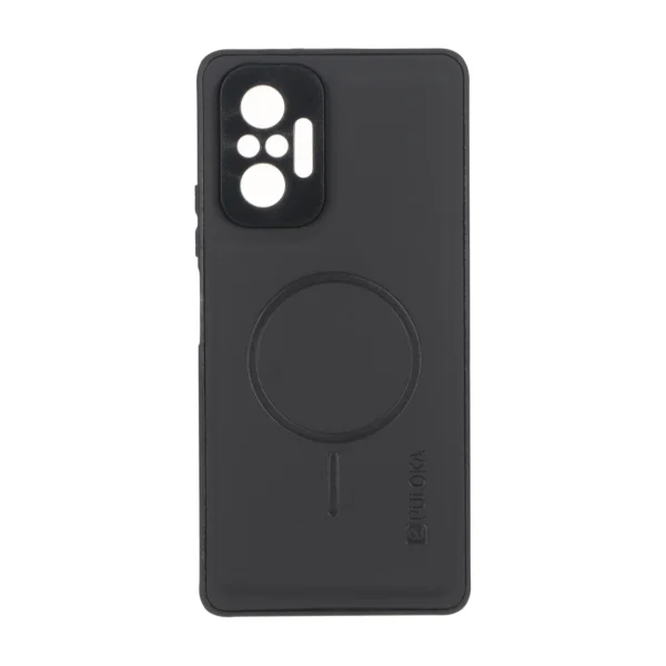 قاب Puloka جیر طرح مگ سیف Slim محافظ لنزدار Xiaomi Redmi Note 10 Pro 4G / Redmi Note 10 Pro Max - مشکی