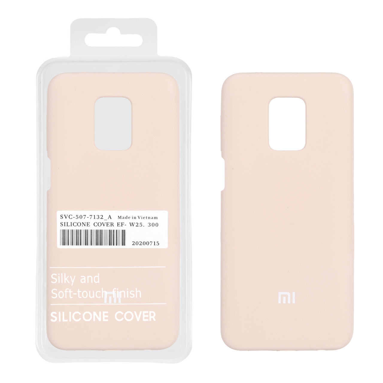 4640328 قاب سیلیکونی پاک کنی اورجینال درجه یک Xiaomi Redmi Note 9S / Redmi Note 9 Pro / Redmi Note 9 Pro Max - نسکافه ای (پک دار) - تصویر 1