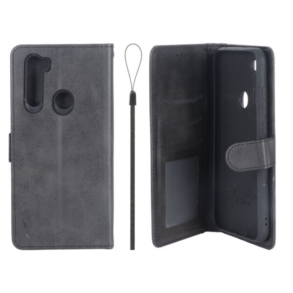 کیف موبایل مگنتی درجه یک داخل خز MNC Plus مدل Xiaomi Redmi Note 8T - مشکی