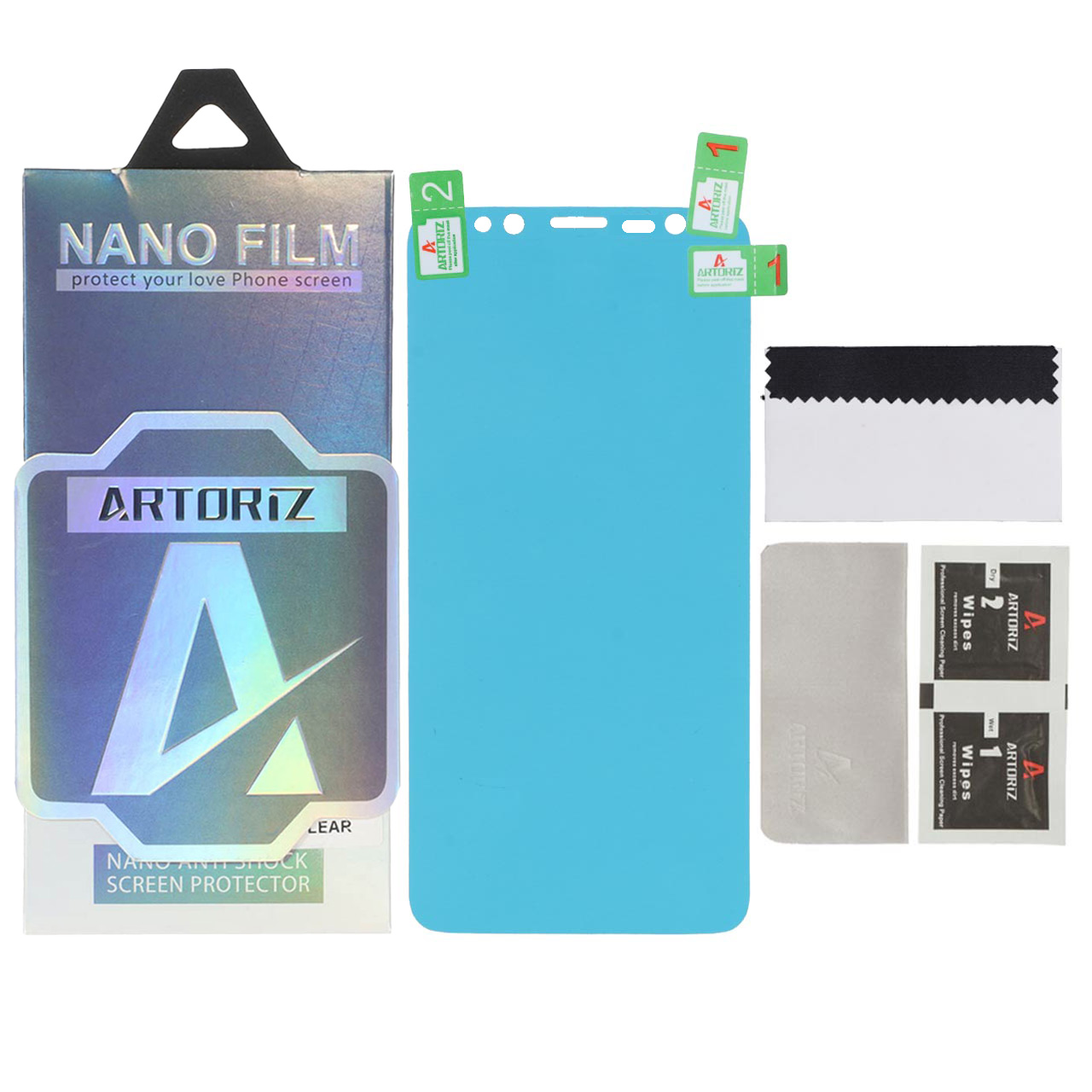 4645178 محافظ صفحه نمایش Full Cover Polymer nano Artoriz مدل Samsung Galaxy Note 8 / Note 9 (پک دار) - تصویر 1