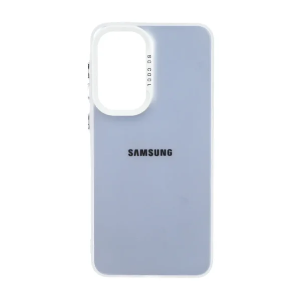 قاب SO COOL لوگودار Samsung Galaxy A57 - نقره ای