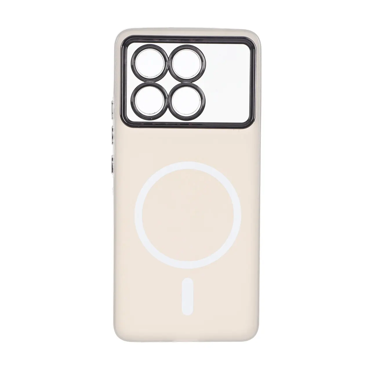 4646780 قاب Life Time مات طرح مگ سیف Xiaomi Poco X6 Pro 5G / Redmi K70E - کرم - تصویر 1