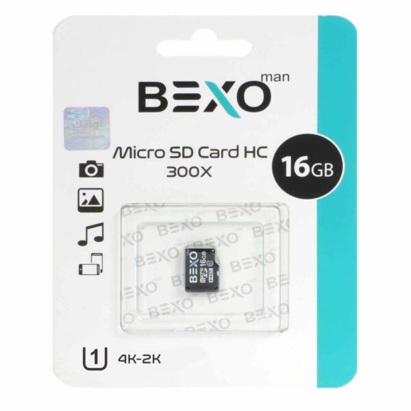 کارت حافظه BEXO MICROSDHC مدل 300X کلاس 10 سرعت 45MB/s ظرفیت 16GB (گارانتی داده پردازی آواتک)