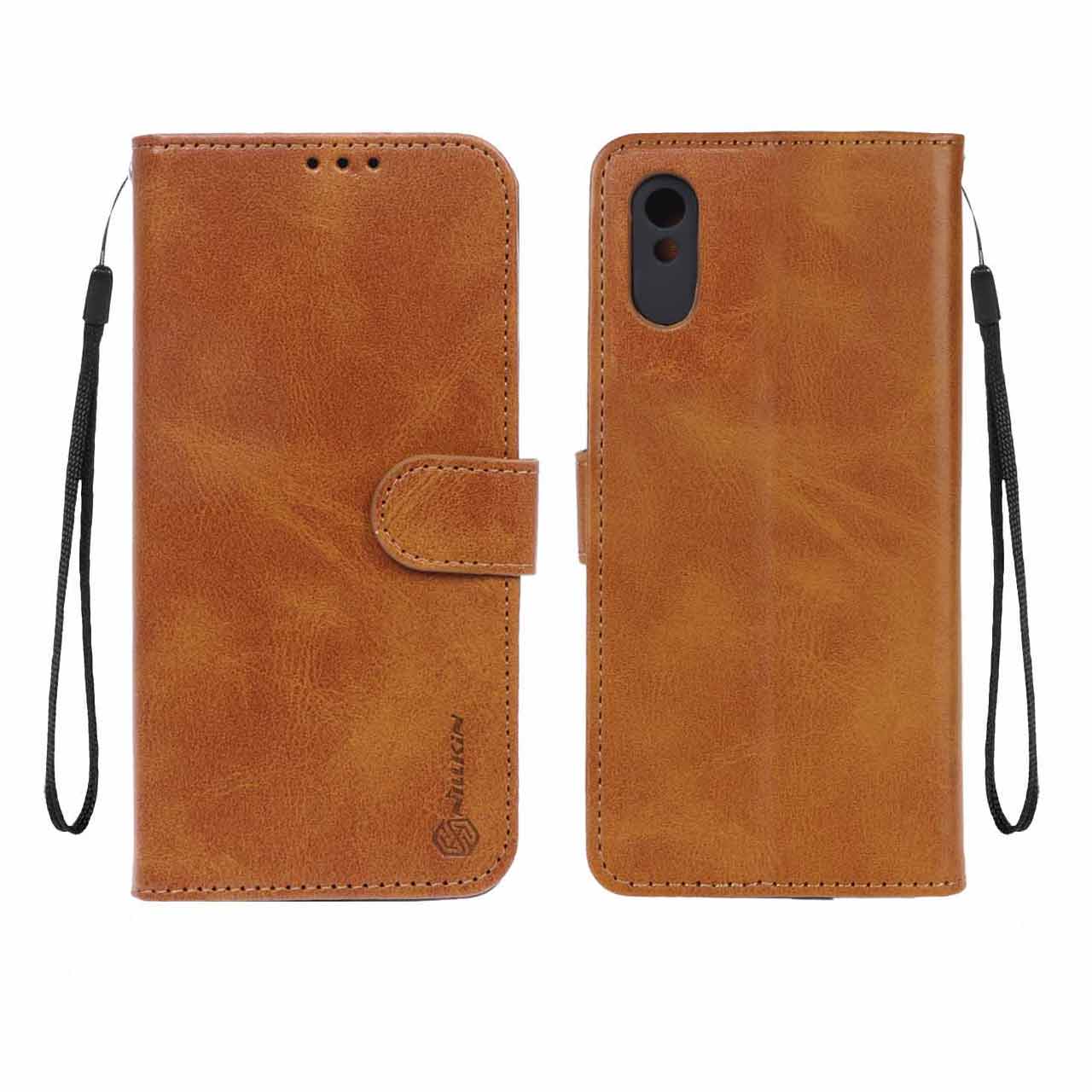 853710 کیف موبایل مگنتی Nillkin مدل Xiaomi Redmi 9A Sport / Redmi 9A / Redmi 9AT - عسلی - تصویر 1