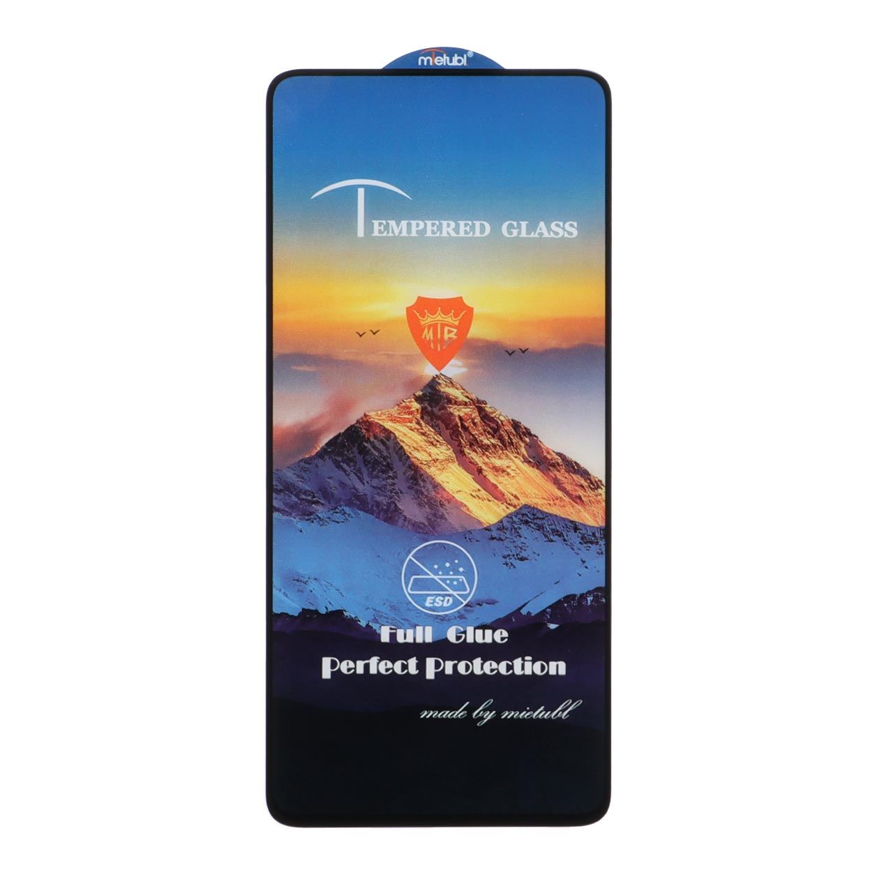 947090 محافظ صفحه نمایش شیشه ای Full Cover ESD Mountain Mietubl مدل Samsung A51 / A52 / A52S / A53 / S20 FE - مشکی (بدون پک) - تصویر 1