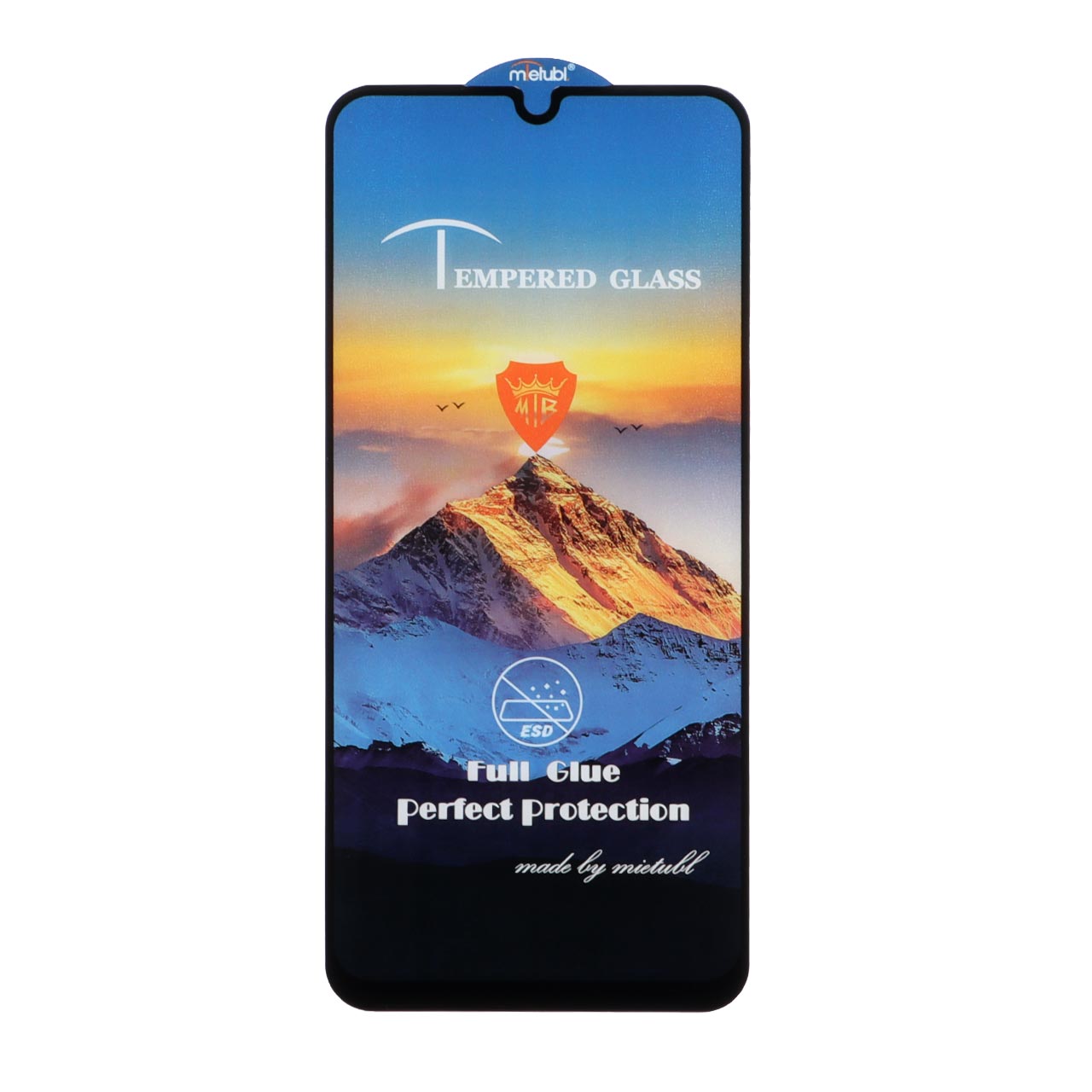 947120 محافظ صفحه نمایش شیشه ای Full Cover ESD Mountain Mietubl مدل Samsung A15 / A25 / A24 / M34 / F34 - مشکی (بدون پک) - تصویر 1