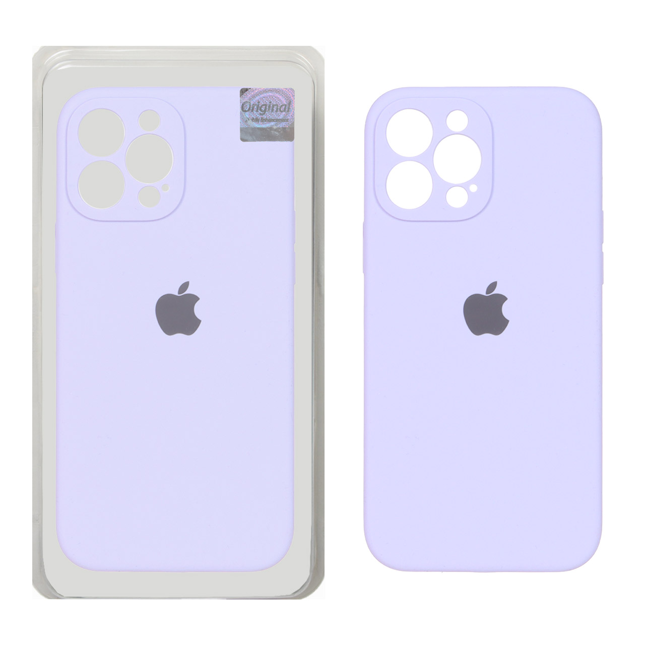 1355882 قاب سیلیکونی پاک کنی اورجینال Master Quality مدل Apple iPhone 13 Pro Max - یاسی (پک دار) - تصویر 1
