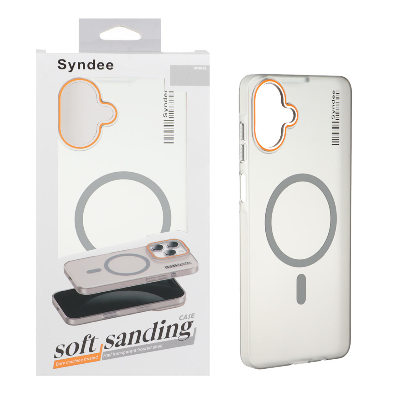 1563074 قاب اورجینال Syndee پشت مات MagSafe مدل Samsung Galaxy A07 - خاکستری (پک دار ) - تصویر 1