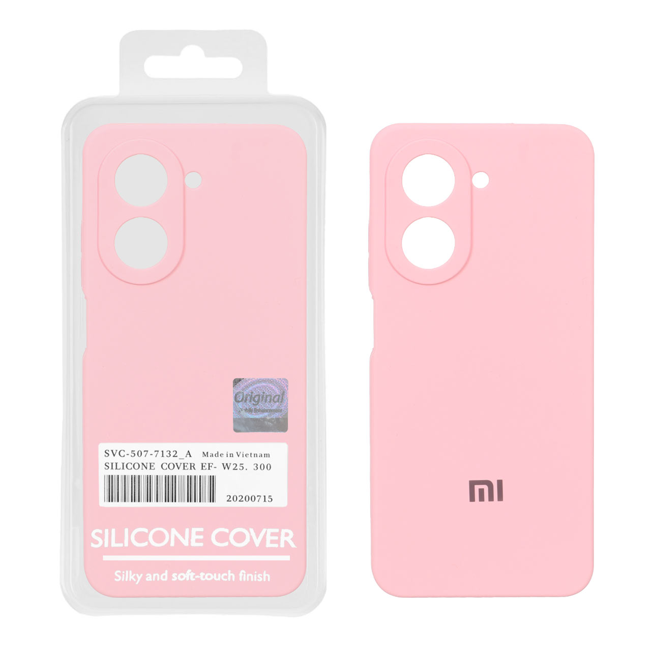 1577772 قاب سیلیکونی پاک کنی اورجینال Master Quality مدل Xiaomi Redmi A5 / Poco C71 - صورتی (پک دار) - تصویر 1